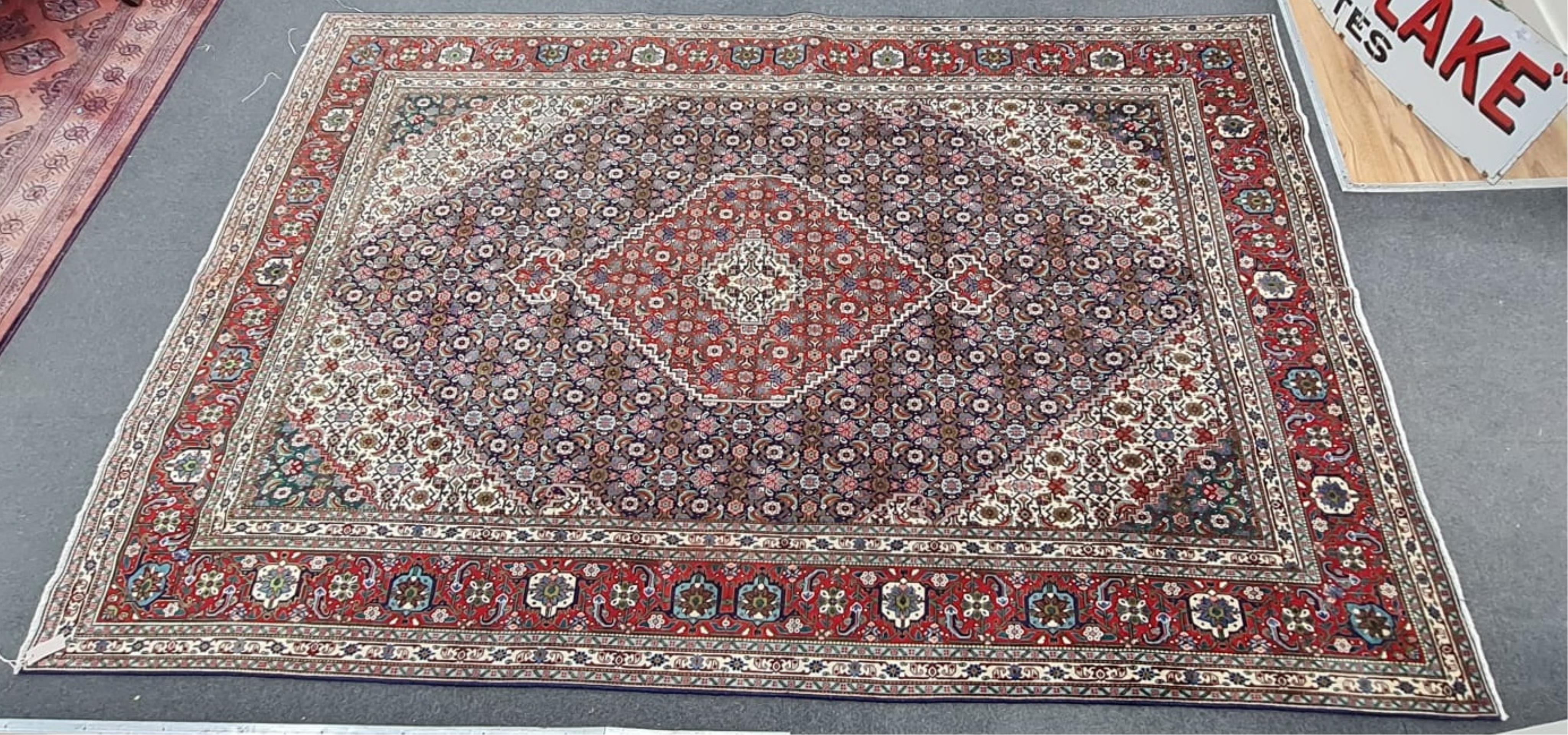 A Tabriz carpet, 300 x 204cm. Condition - good